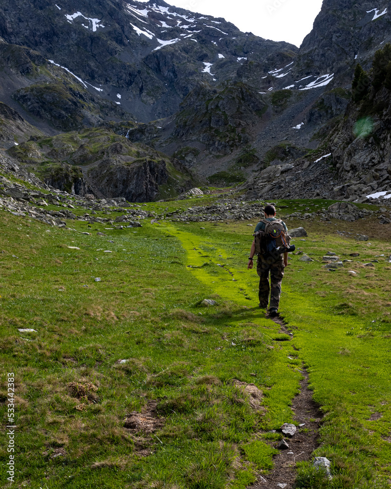 Fototapeta premium Hiking in the Chartreuse