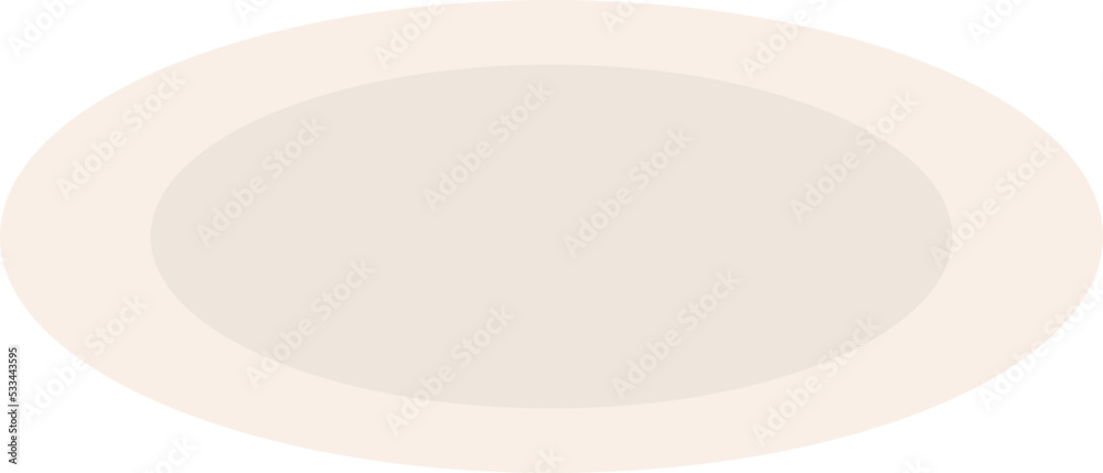 Minimalistic kitchen plate flat icon Minimalistic kitchen plate flat icon