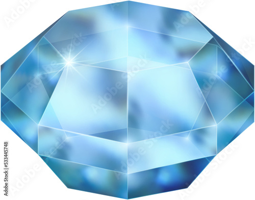 Fantasy crystal jewelry gems  polygon shape stone for game asset.