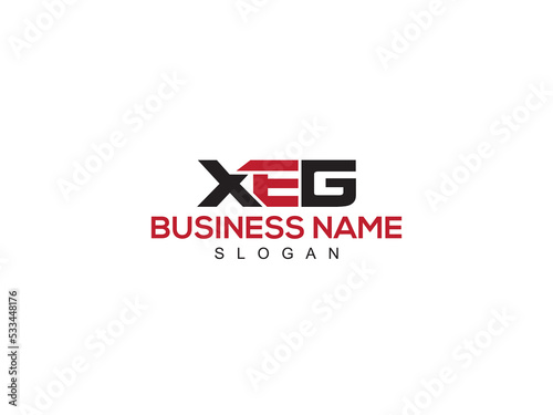 Professional Three Letter XEG x e g Logo Icon Vector Art With White Background Design For You