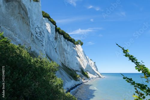 Bild auf Leinwand Geological attraction Moens Klint, Denmark, Europe