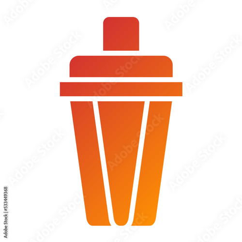 Cocktail Shaker Icon Style