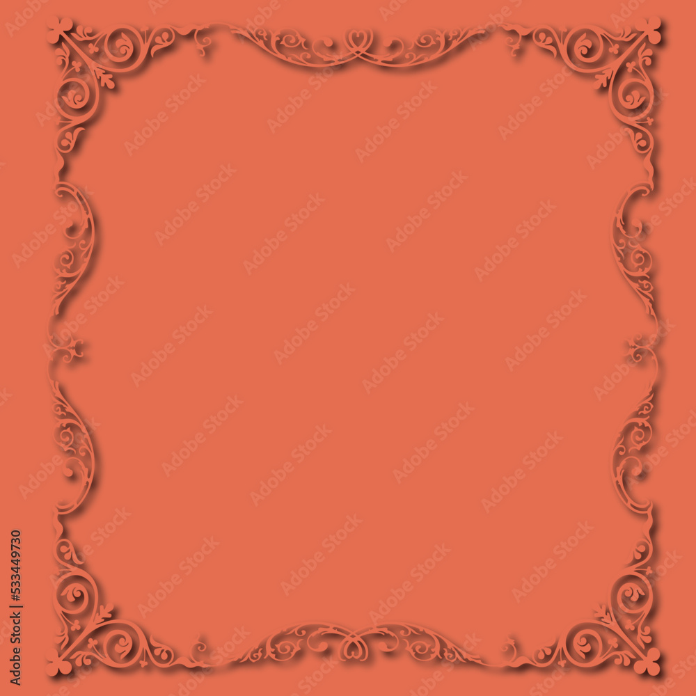 Frame, in the style of an ornament, Vector illustration eps 10, Art. Frame, in the style of an ornament, Vector illustration eps 10, Art.