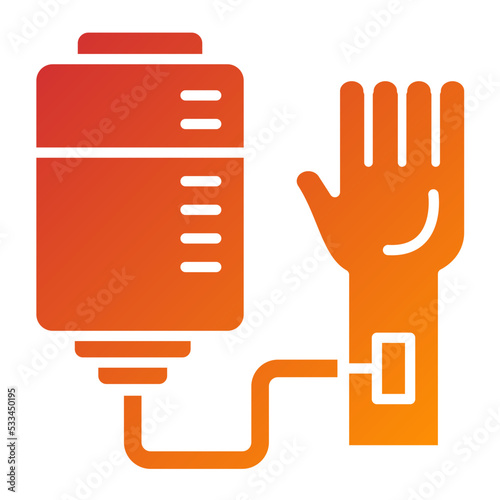 Blood Donation Icon Style