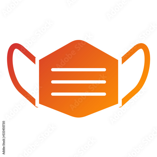 Face Mask Icon Style