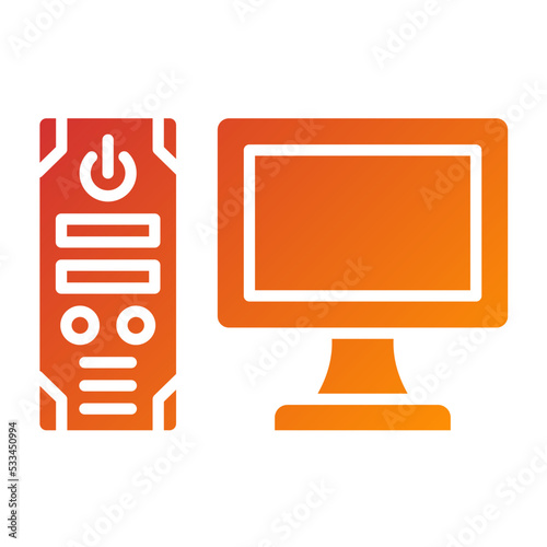 Gaming Pc Icon Style