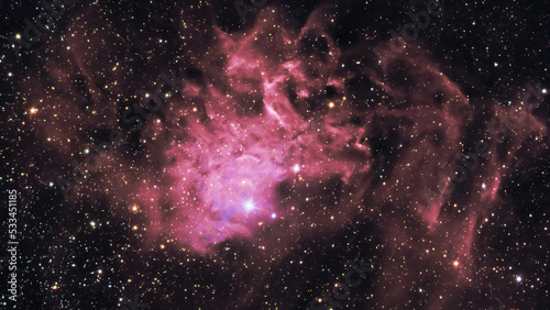 Fototapeta Naklejka Na Ścianę i Meble -  IC405 Flaming Star Nebula