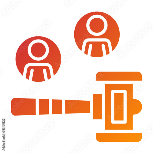 Public Auction Icon Style