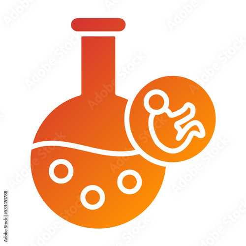 In Vitro Fertilization Icon Style