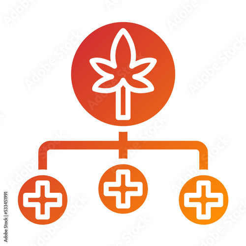 Cbd Benefits Icon Style