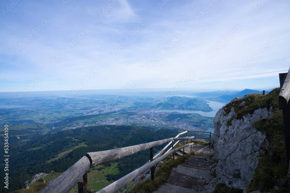 ucerne's very own mountain, Pilatus, is one of the most legendary places in Central Switzerland. And one of the most beautiful. On a clear day the mountain offers a panoramic view of 73 Alpine peaks.