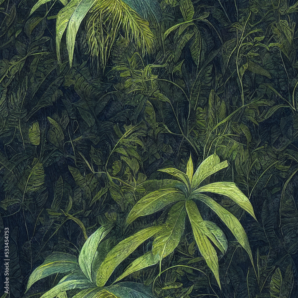 Jungle 05 (Seamless Pattern)