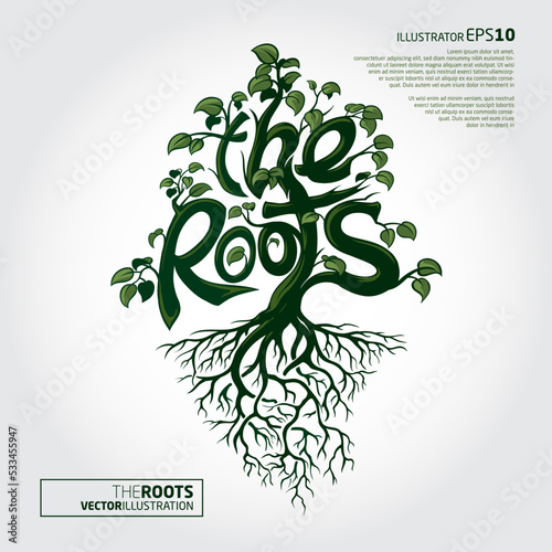 The main symbol of the logo is an The Roots Lettering, this logo symbolizes a protection, peace,tranquility, growth, and care or concern to development. It’s a quite, serious, classy and mature. 
