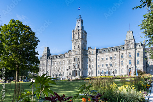 Quebec's parliament in summer, Quebec city. photo