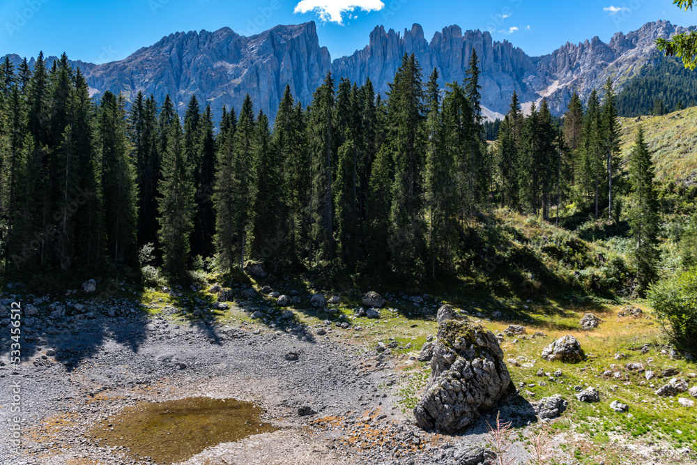 Lago di carezza Stock Photo Adobe Stock