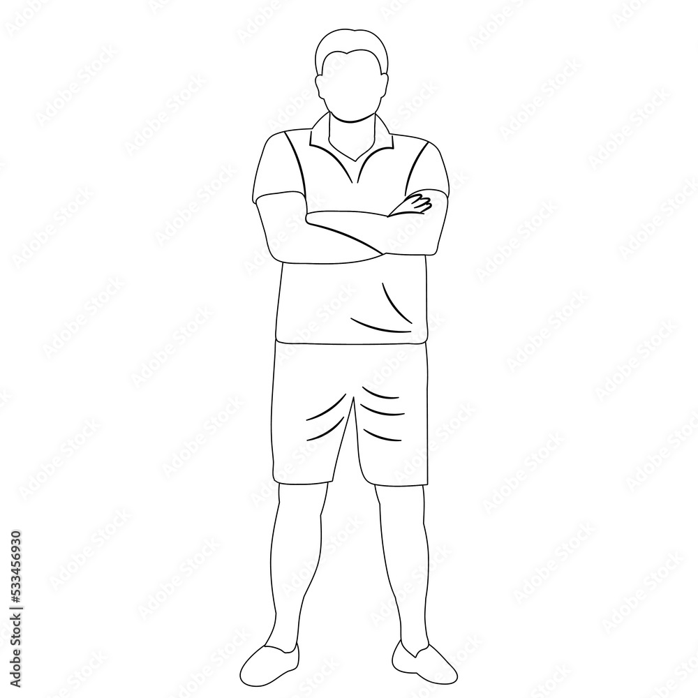 man sketch ,contour isolated vector man sketch ,contour isolated vector