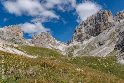 landscape of the dolomites in the surroundings of vajolet © rastales00
