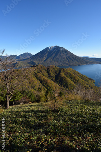 Climbing mountains in Autumn, Nikko, Tochigi, Japan  photo