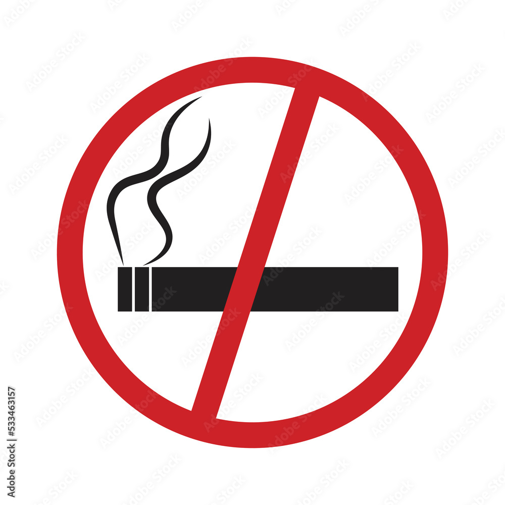 No smoking sign icon No smoking sign icon