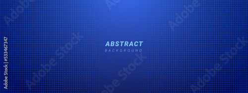 Abstract dark blue Halftone background vector illustration.