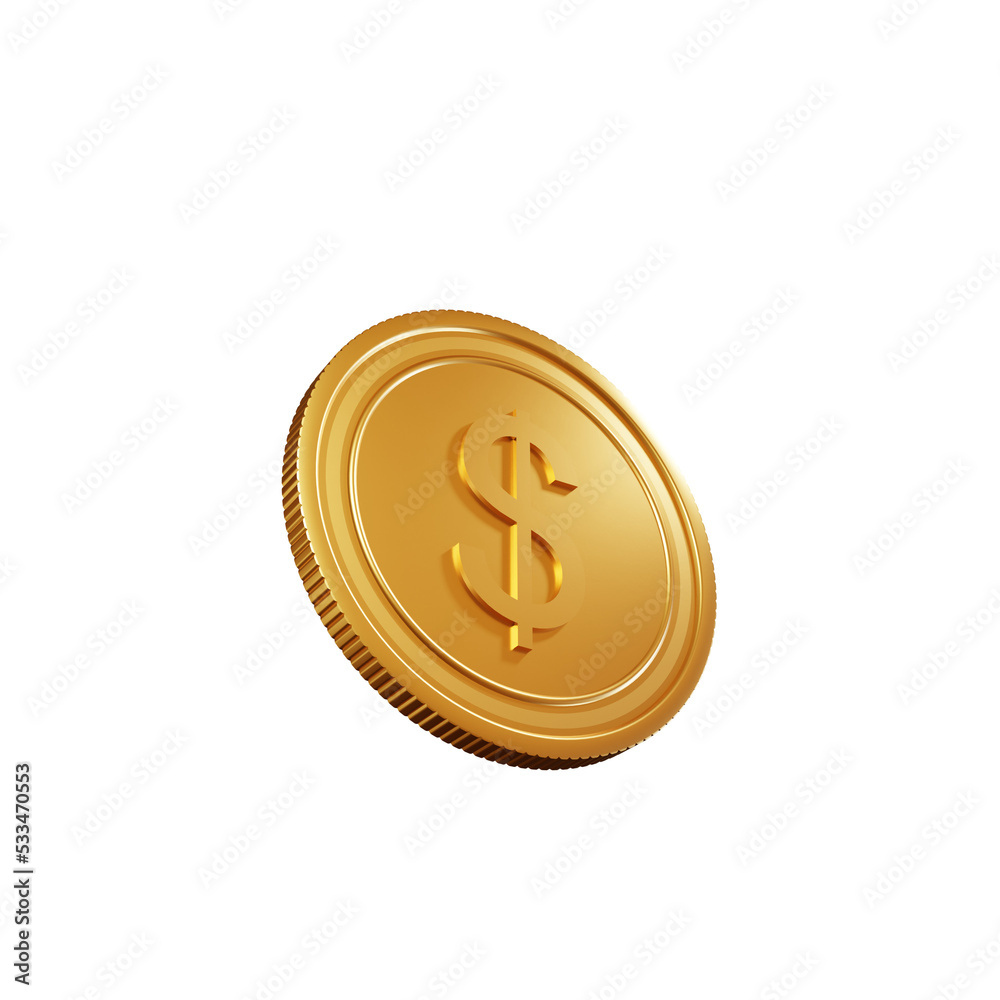Currency Symbol Dollar 3D Illustration Currency Symbol Dollar 3D Illustration