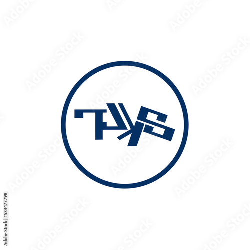 Simple creative TKS logo design photo