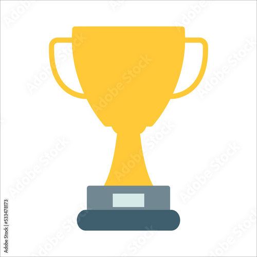 trophy icon vector design template