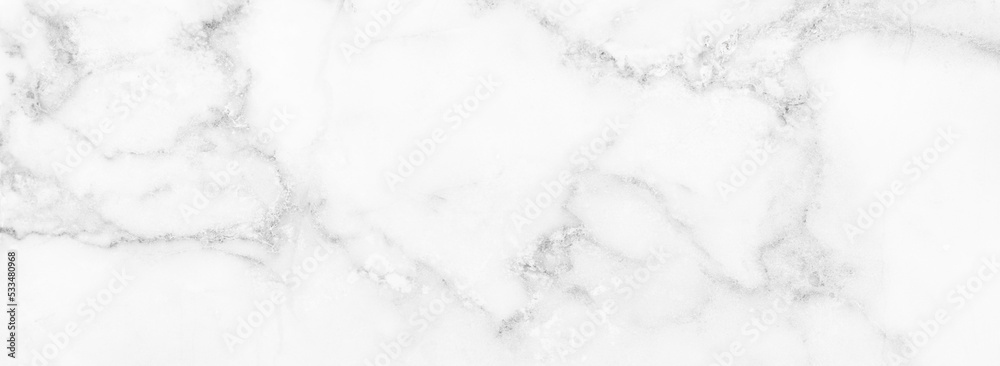 Obraz premium Marble granite white panorama background wall surface black pattern graphic abstract light elegant gray for do floor ceramic counter texture stone slab smooth tile silver natural.