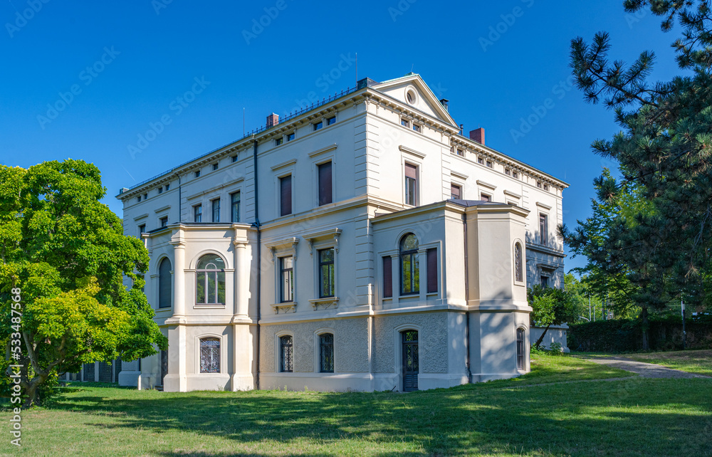 Villa Merkel in Esslingen at the Neckar. Baden-Wuerttemberg, Germany, Europe