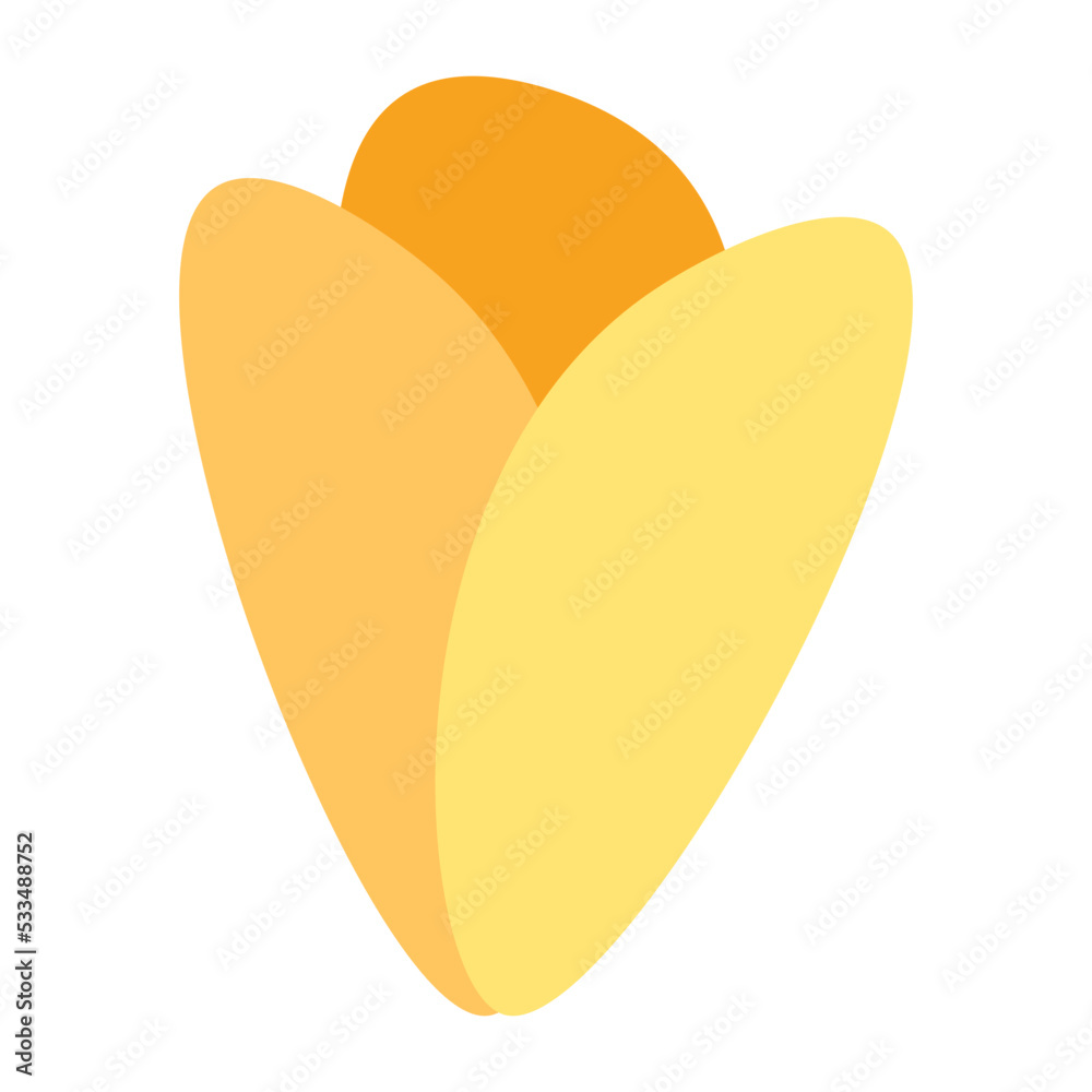 Simple cute flower Icon In flat design Simple cute flower Icon In flat design