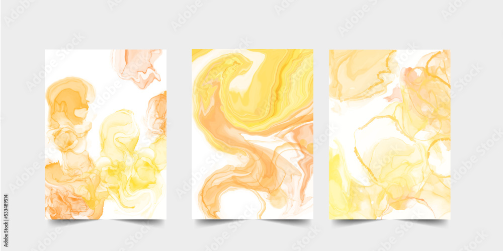 Watercolor background, abstract Neutral earth tones gold splatter wallpaper