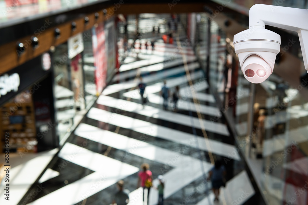 IOT CCTV, security indoor camera motion detection system operating with ...