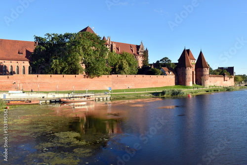 Die Malbork in Polen im Sommer