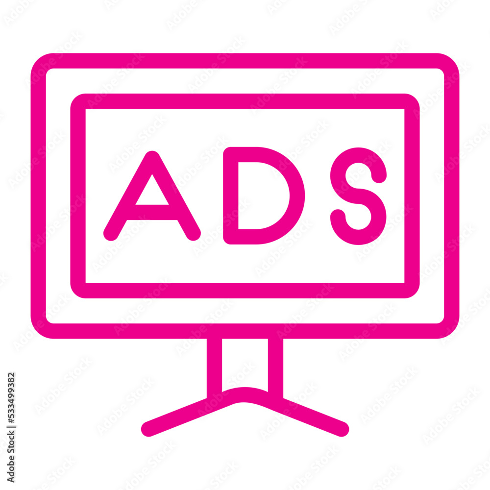 advertising gradient icon