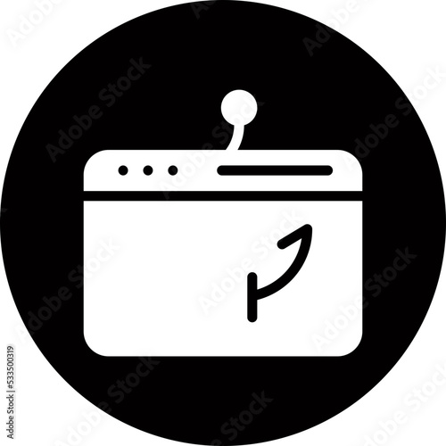 phishing glyph icon