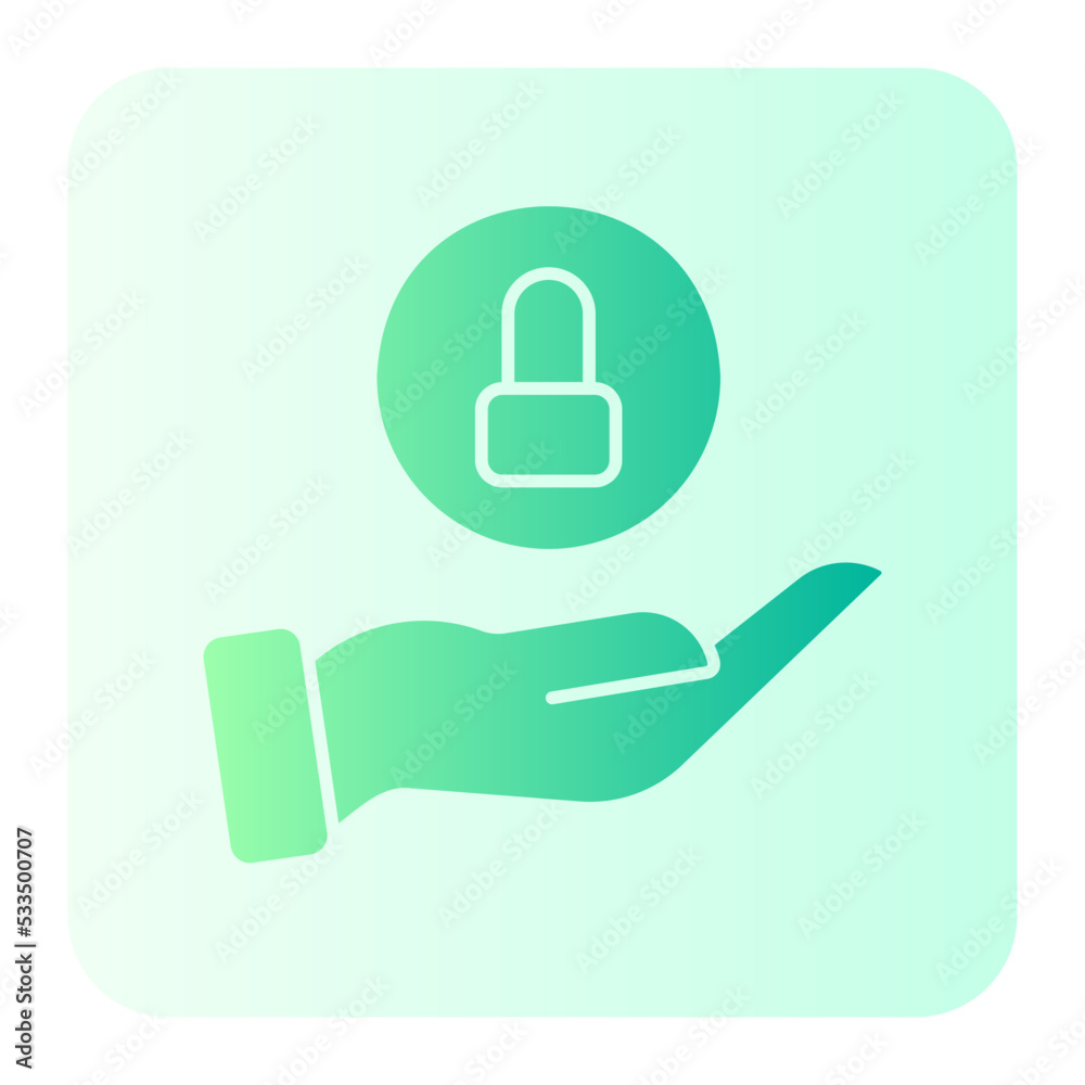 safety gradient icon safety gradient icon