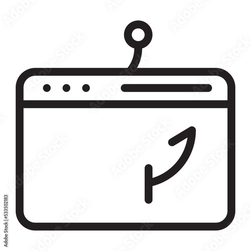 phishing line icon