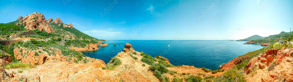Esterel Küstenstrasse, Côte d’Azur, Frankreich Esterel Küstenstrasse, Côte d’Azur, Frankreich