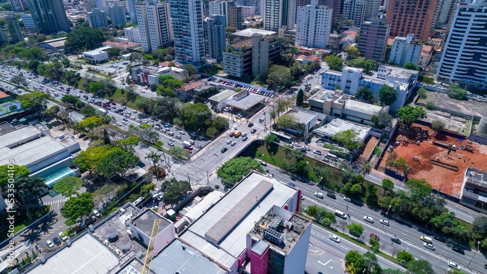 Aerial view of the city of São Paulo, Brazil.
In the neighborhood of Vila Clementino, Jabaquara, south side. Aerial drone photo. Avenida 23 de Maio in the background Aerial view of the city of São Paulo, Brazil.
In the neighborhood of Vila Clementino, Jabaquara, south side. Aerial drone photo. Avenida 23 de Maio in the background