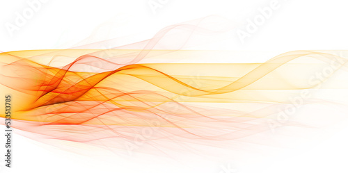 Abstract artistic stream with curly lines. Fractal graphics