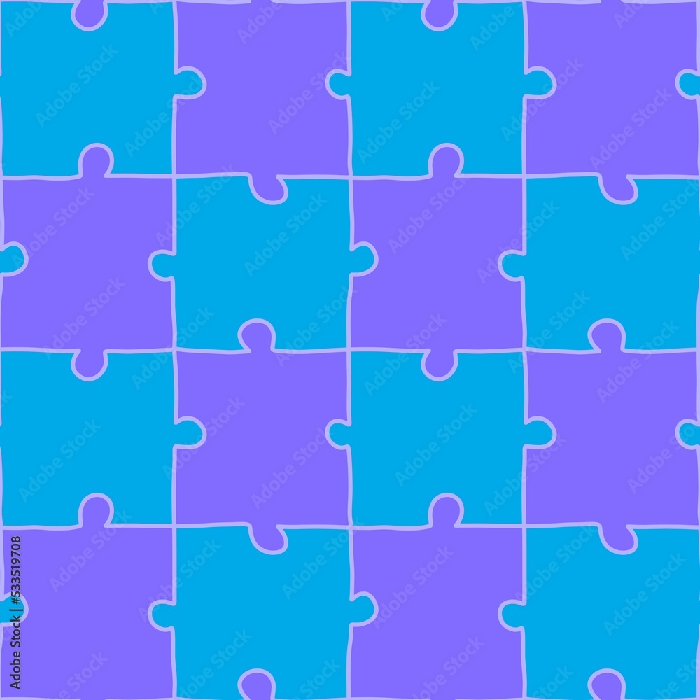 Game puzzles cartoon seamless kids pattern for wrapping and clothes print and school and fabrics and teamwork Game puzzles cartoon seamless kids pattern for wrapping and clothes print and school and fabrics and teamwork