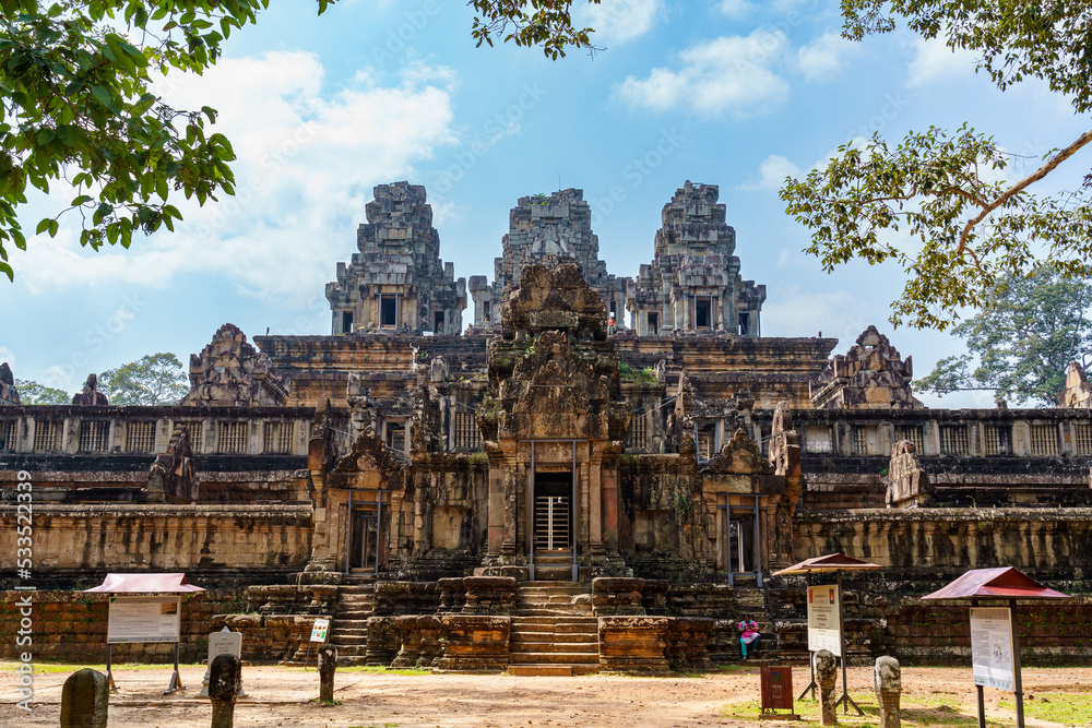 Cambodia. Siem Reap. The archaeological park of Angkor. Ta Keo Hindu temple
