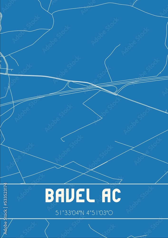 Blueprint of the map of Bavel AC located in Noord-Brabant the Netherlands. Blueprint of the map of Bavel AC located in Noord-Brabant the Netherlands.