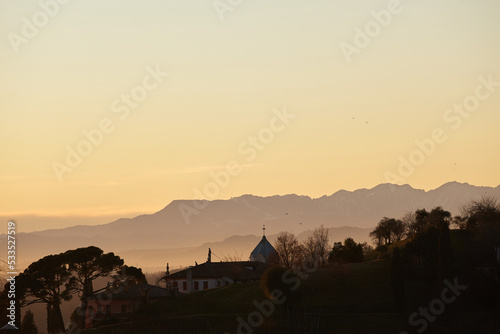 Sunset over Asolo