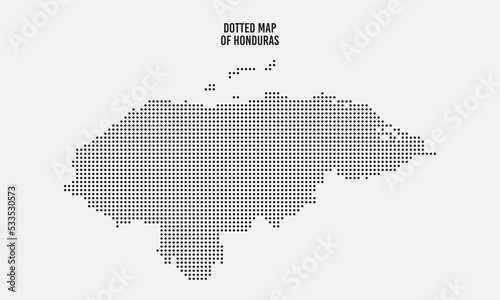 Dotted Honduras Map