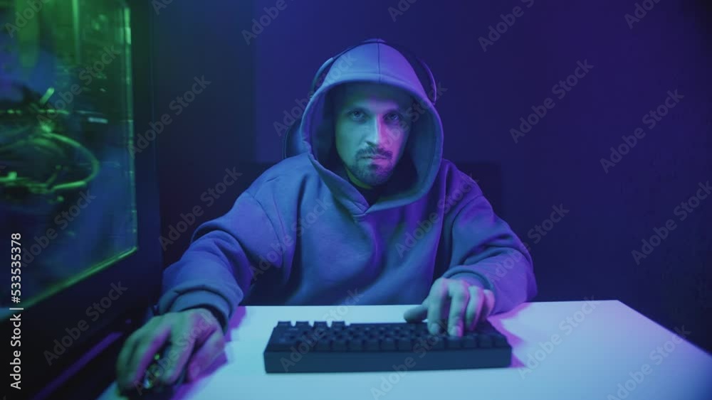 frustrated gamer loses, man in headphones frustrated gamer loses, man in headphones