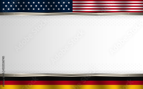 american german flag background design