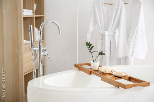 Wooden board with accessori...