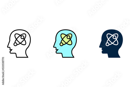 Potential icon. Simple element illustration. Potential concept outline symbol design.