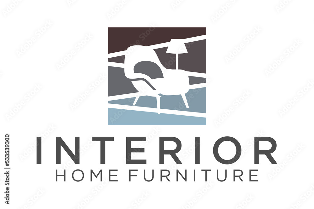 home interior logo design, sofas, chairs and home furnishings